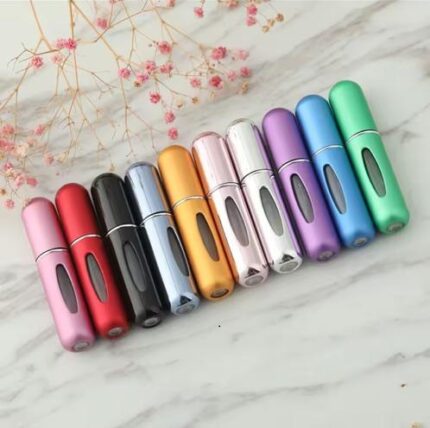 5ml Refillable Metal Perfume Spray Bottle - Portable Travel Mini Atomizer