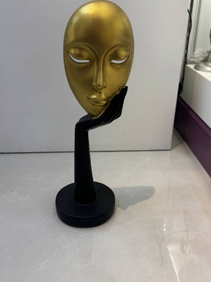 Abstract Face Mask Ornament Retro Home Decor for TV Cabinet & Study