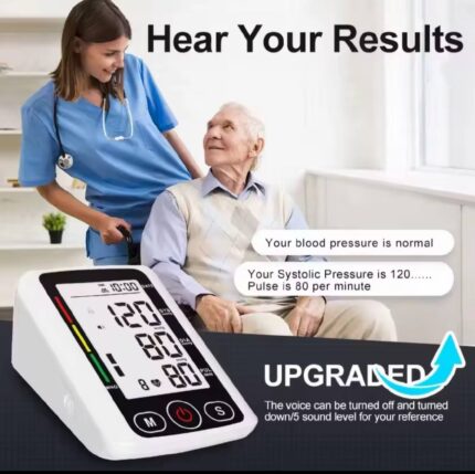 Automatic Digital Arm Blood Pressure Monitor with Heart Rate and Pulse