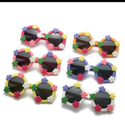Children's Polarized Silicone Sunglasses UV Protection Cute Girls Sun Glasses