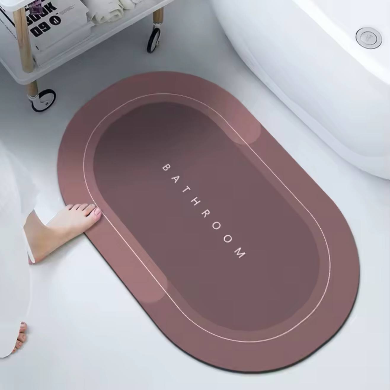 Coral Velvet Bath Mat – Super Absorbent, Quick-Drying Soft Bathroom Mud Foot Mat Coral Velvet Bath Mat – Super Absorbent, Quick-Drying Soft Bathroom Mud Foot Mat