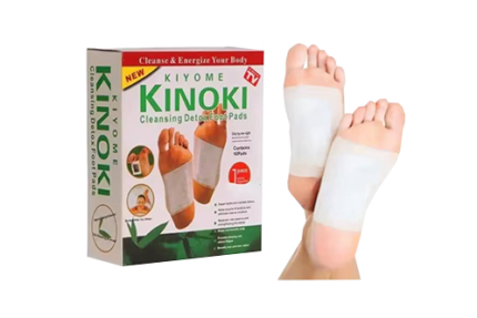Kinoki Herbal Foot Pads for Detox & Leg Health - Foot Spa Care with Moisture Control for Comfortable Sleep