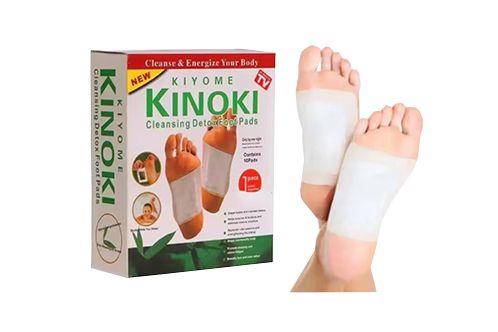 Kinoki Herbal Foot Pads for Detox & Leg Health - Foot Spa Care with Moisture Control for Comfortable Sleep