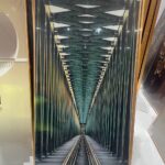 Luxury Crystal Stone Wall Frame with Light and Remote Control