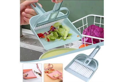 Mini Desktop Cleaning Brush Set with Broom and Dustpan for Pet and Household Disinfection