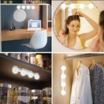 Portable LED Vanity Lamp 4W USB Rechargeable Suction Cup for Makeup Mirror