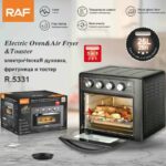 RAF 3-in-1 Electric Oven, Air Fryer and Toaster Machine – 25 Liters
