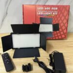 RGB LED 600 Light with Tripod and Battery