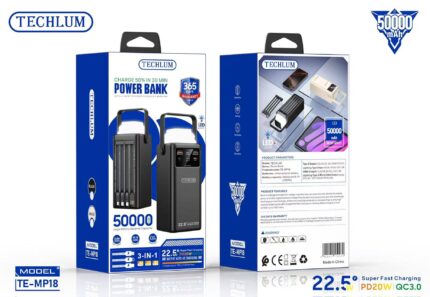 Techlum 50000mAh High Capacity Power Bank